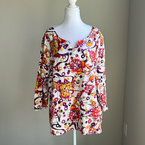 Ruby Rd. Woman woman’s 3/4 sleeve blouse - Picture 1 of 6